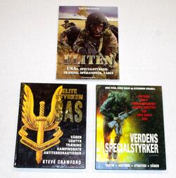 3 stk. bøger/hæfter om specialstyrkerne: