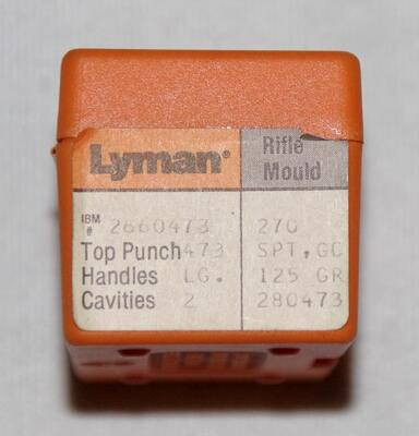 Lyman/Riffel - 270 SPT, GC, 125  Gr.