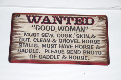 Inventar-skilte til "herre-rum"