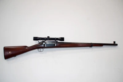 Dansk 1889/Otterup riffel med kikkert - kaliber 8 x 58 RD