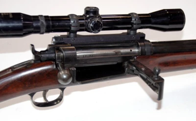 Dansk 1889/Otterup riffel med kikkert - kaliber 8 x 58 RD