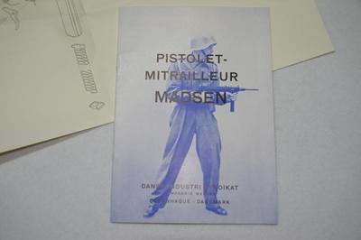 Madsen MP50 Brochure/tegning - fransk
