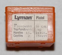 Lyman/Pistol - 38 cal. WC 141 Gr.